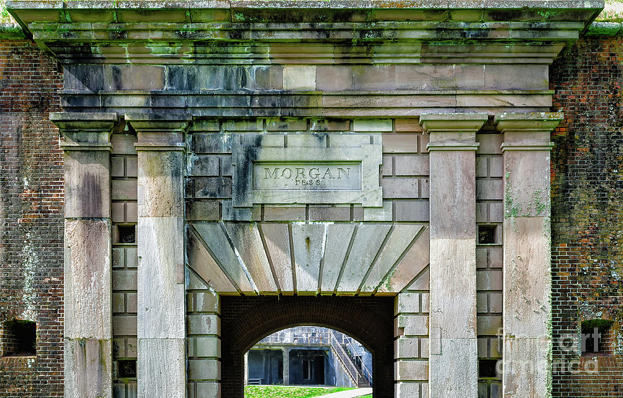 Fort Morgan 1833 - Entrance Photograph by Kathleen K Parker