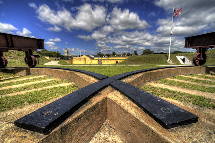 Fort Photograph - Fort Moultrie Cannon Tracks by Dustin K Ryan Fort Photograph - Fort Moultrie Cannon Tracks by Dustin K Ryan