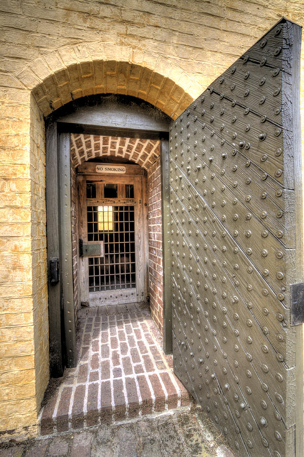 Fort Moultrie Magazine Door Photograph by Dustin K Ryan