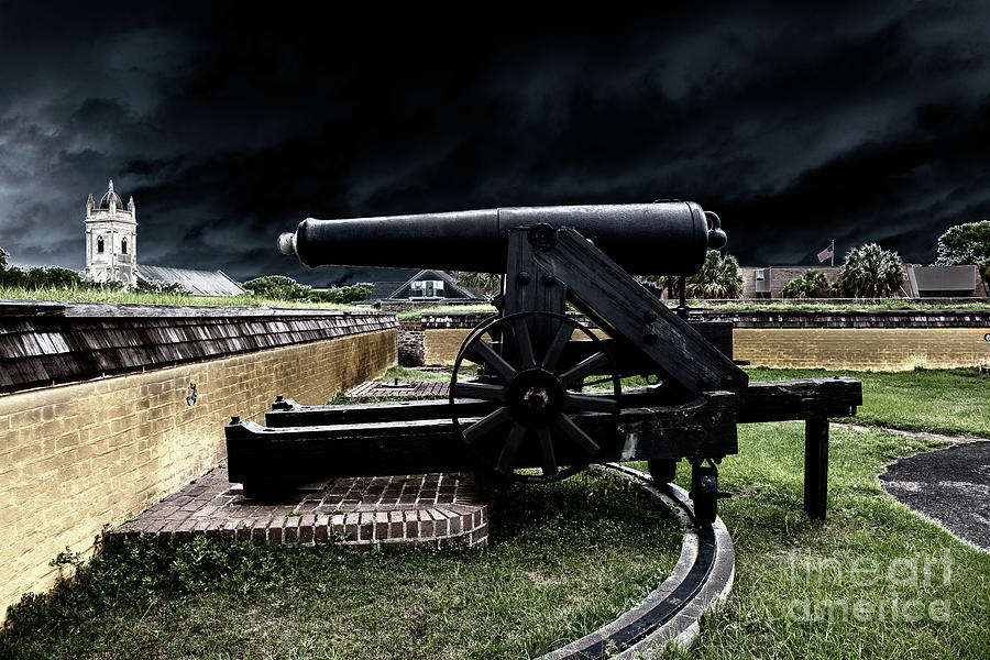 Cannon Photograph - Fort Moultrie Magic by Dale Powell