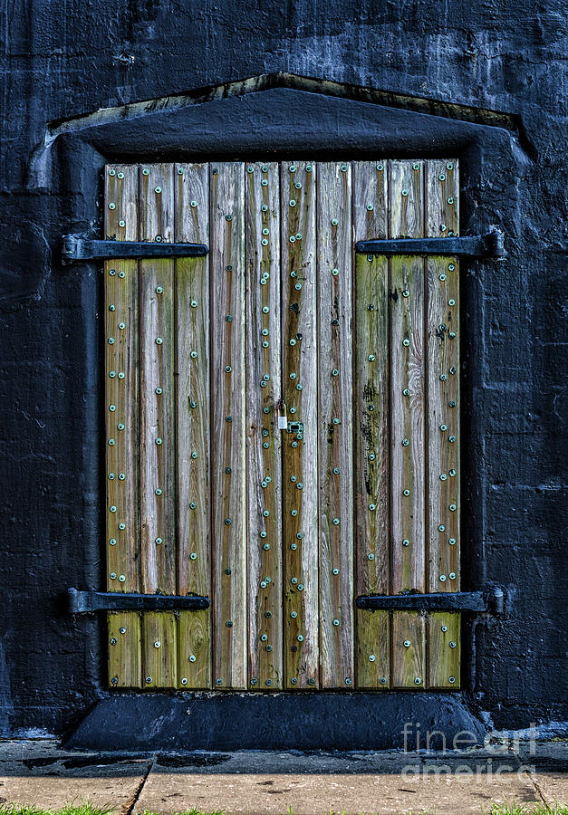 Fort Moultrie SC Battery Jasper Door Photograph by Dale Powell