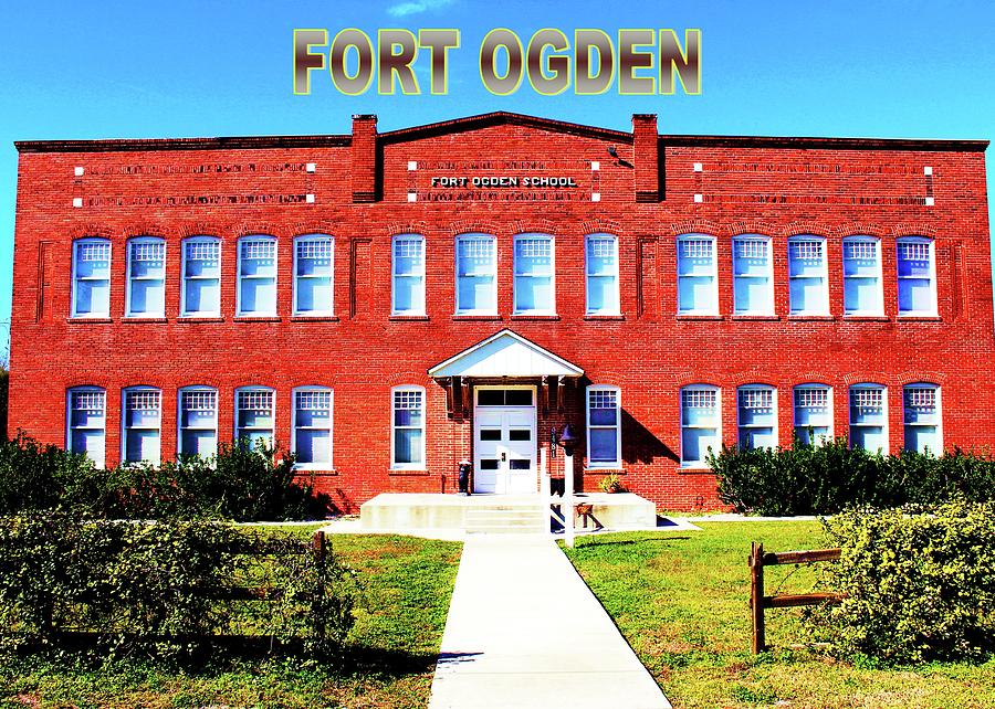 Fort Ogden Postcard Photograph by Robert Wilder Jr