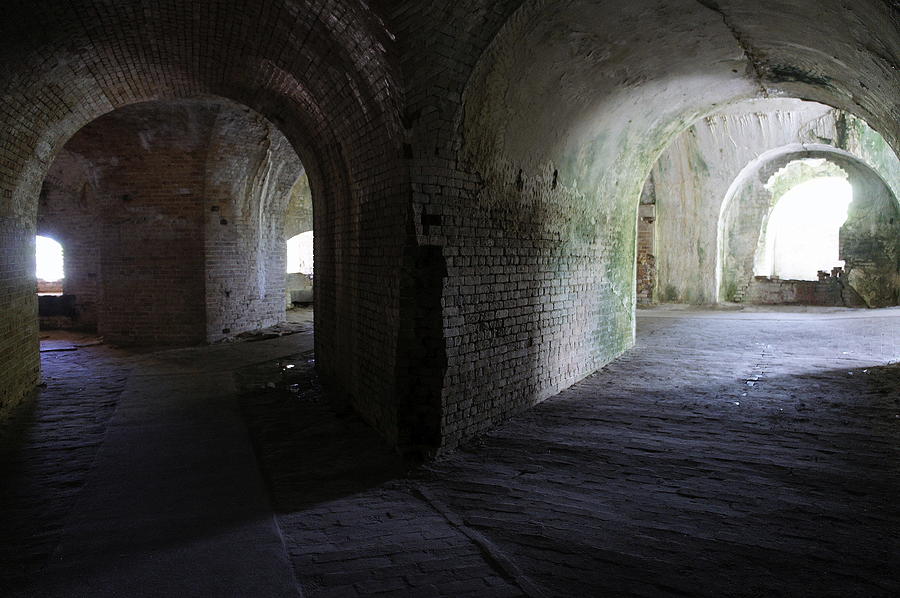 Fort Pickens Corridor 2 Photograph by Laurie Perry