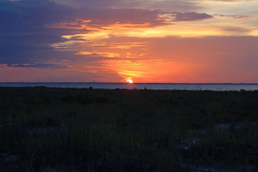 Fort Pickens Sunset Photograph by Richie Parks