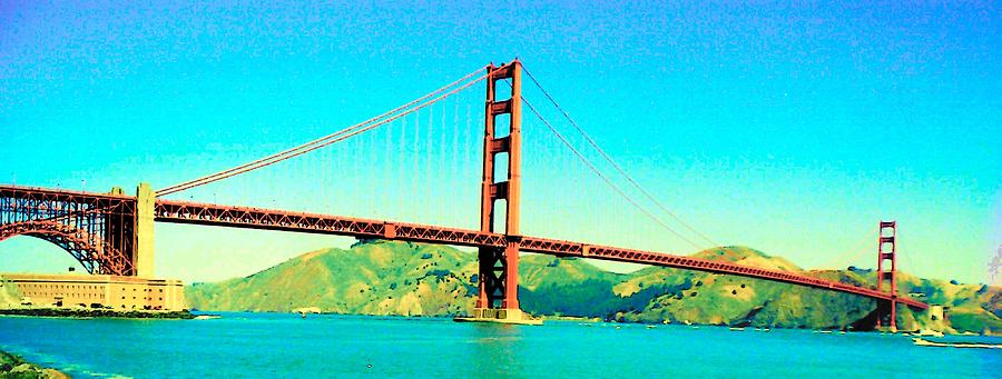 Fort Point Golden Gate Bridge Photograph by John Schneider