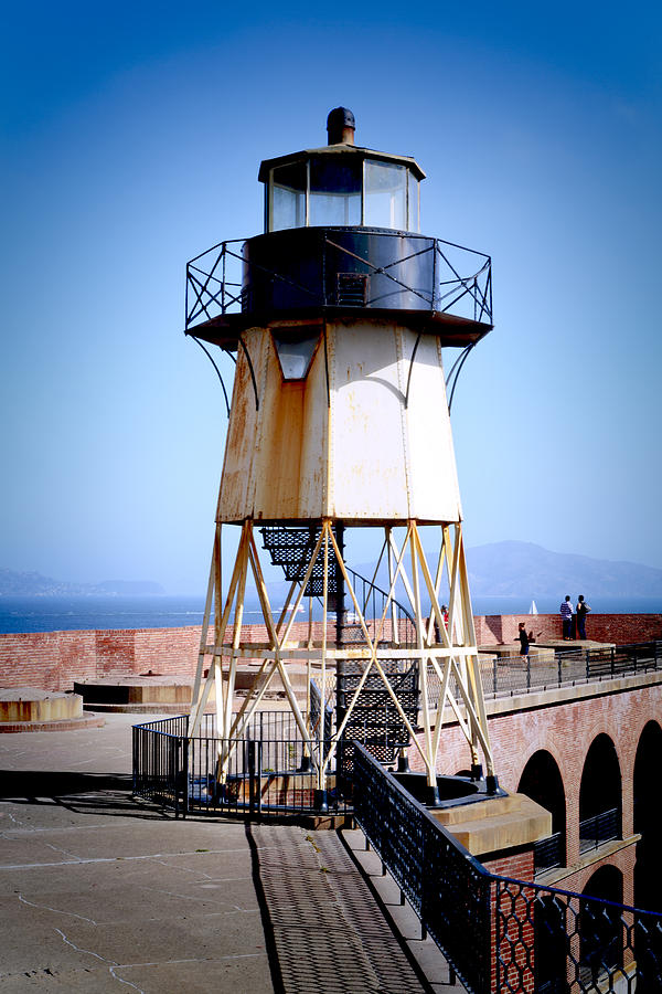 San Francisco Photograph - Fort Point Lighthouse San Francisco by Her Arts Desire