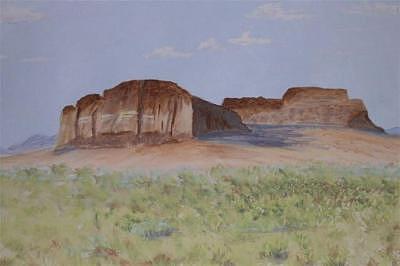 Fort Rock Oregon Painting by Dora Gourley Fort Rock Oregon Painting by Dora Gourley