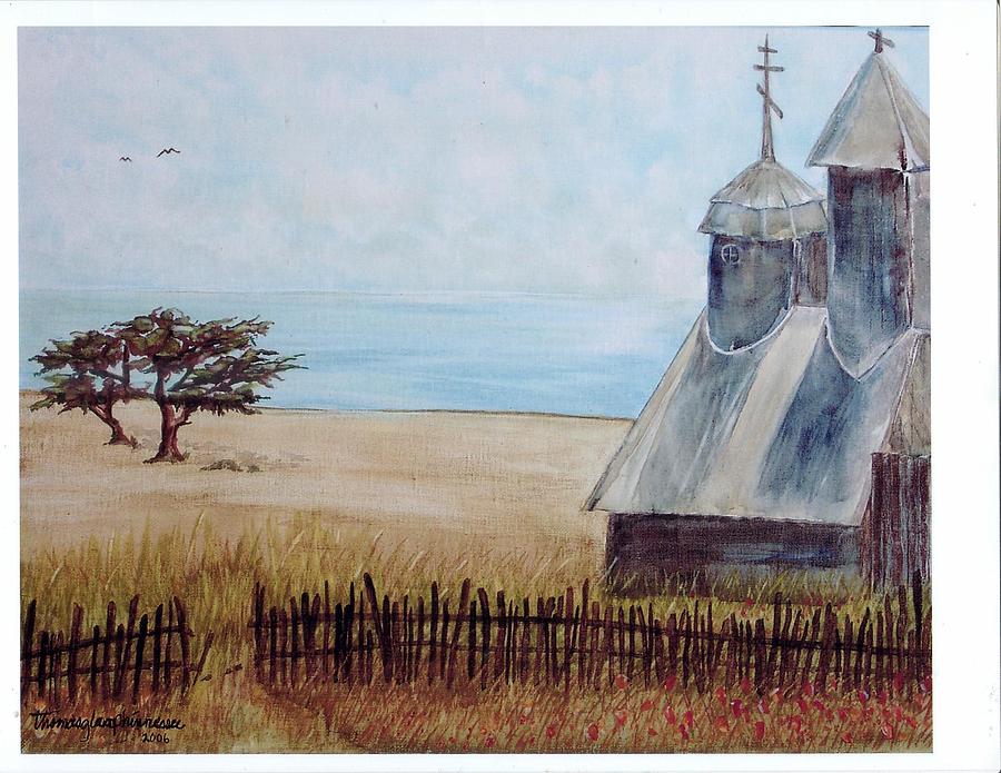 Landscape Painting - Fort Ross by Thomas Phinnessee