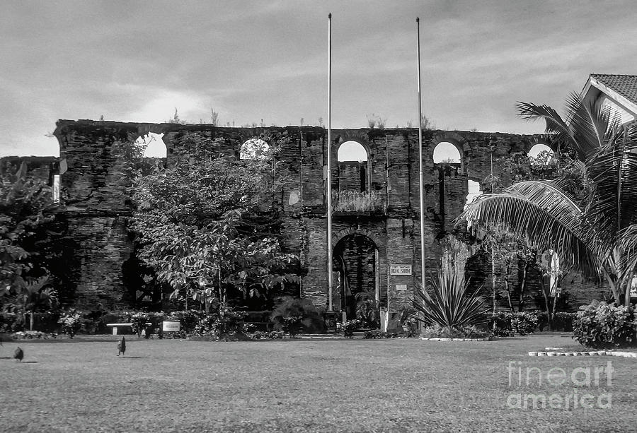 Fort Santiago Ruins 2 Photograph by Bob Phillips