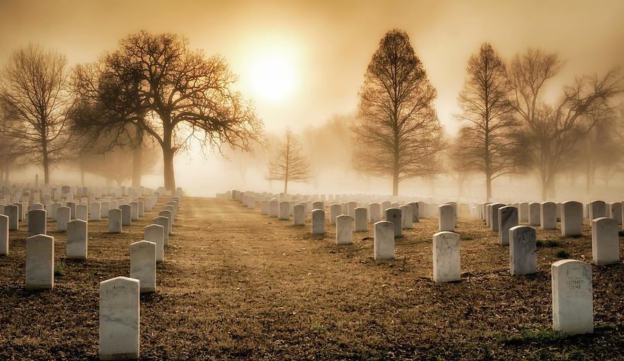 Fort Smith National Cemetery Photograph by James Barber