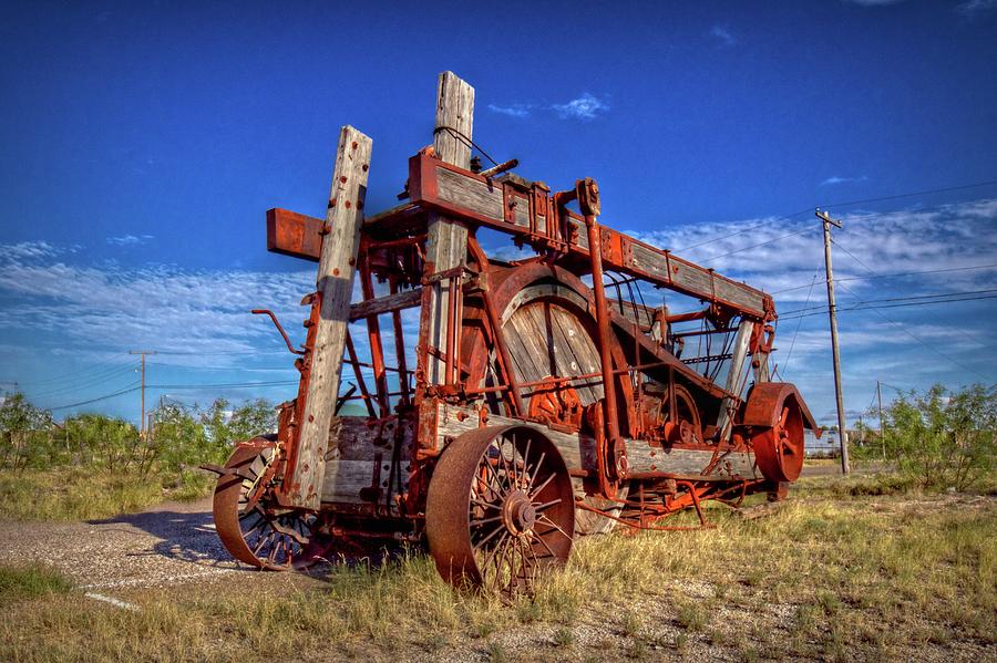 Fort Stockton Contraption Photograph by Linda Unger