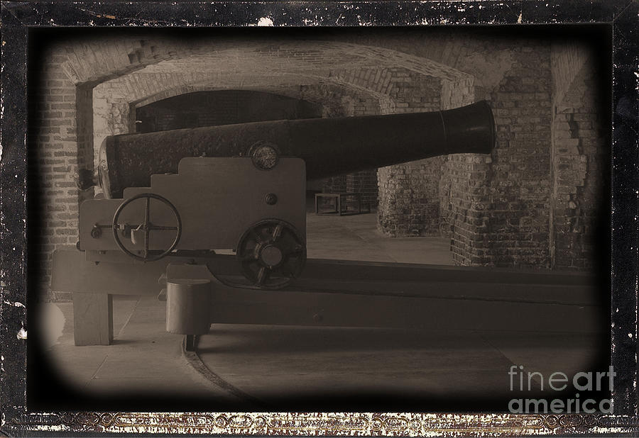 Fort Sumpter Photograph - Fort Sumpter Cannon by Tommy Anderson