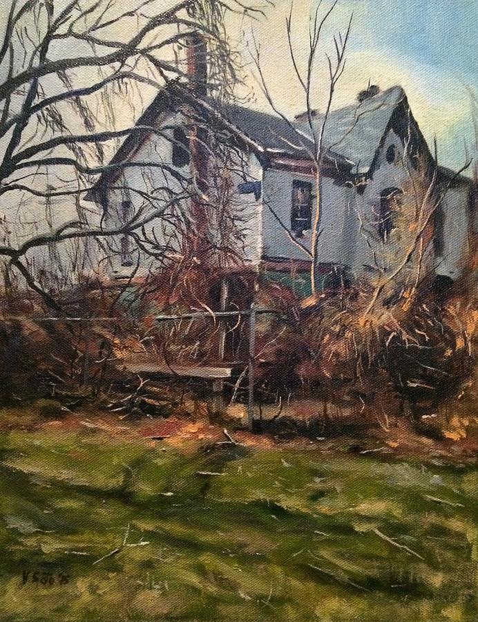 Fort Totten- Historic Abandoned House Painting by Victor SOTO - Fine ...