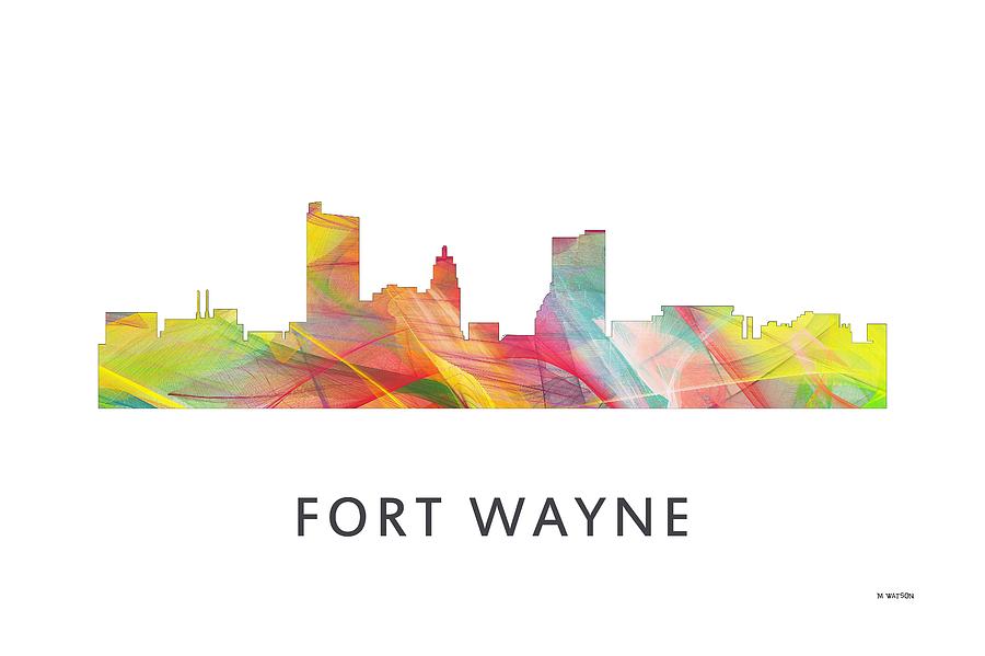 Architecture Digital Art - Fort Wayne Indiana by Marlene Watson