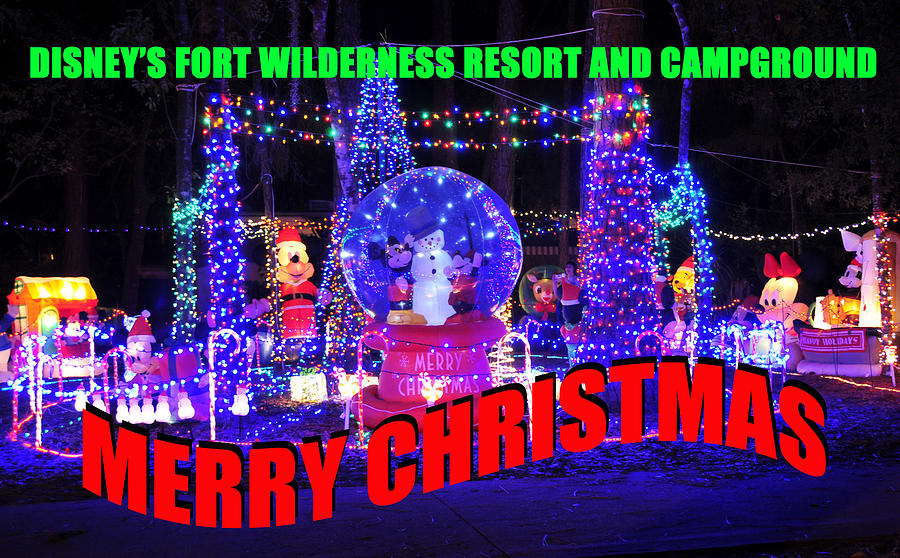 Fort Wilderness Christmas Card B Photograph by David Lee Thompson