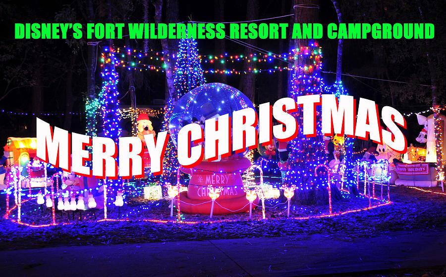 Fort Wilderness Christmas Photograph by David Lee Thompson