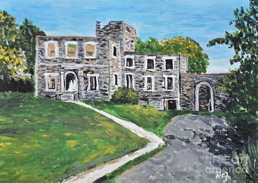 Fort Williams Cape Elizabeth Maine Painting by Reb Frost