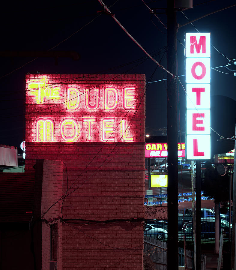 Fort Worth Dude Motel 012918 Photograph by Rospotte Photography - Fine ...