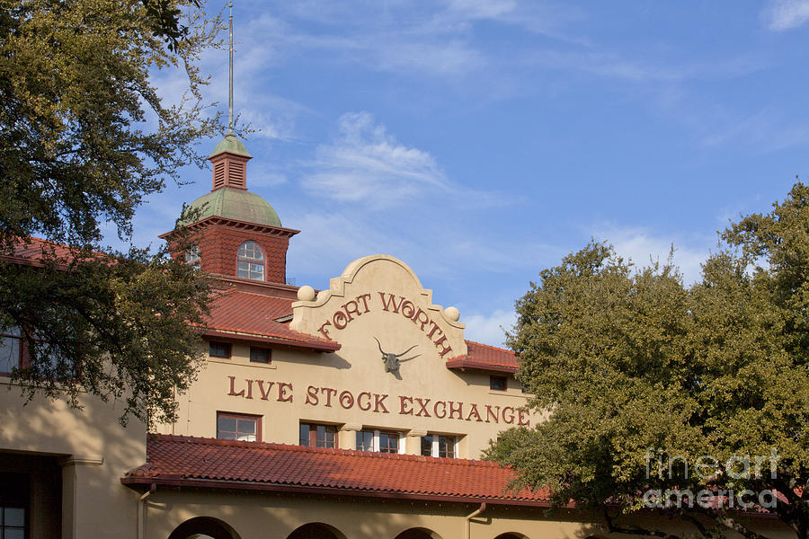 Fort Worth Live Stock Exchange building Photograph by Anthony Totah