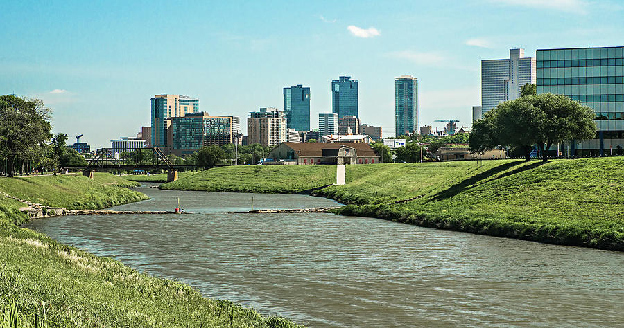 Fort Worth Texas City Skyline And Downtown Photograph by Alex Grichenko