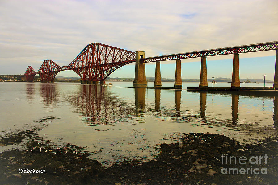 Forth Bridge Scotland Photograph by Veronica Batterson Forth Bridge Scotland Photograph by Veronica Batterson
