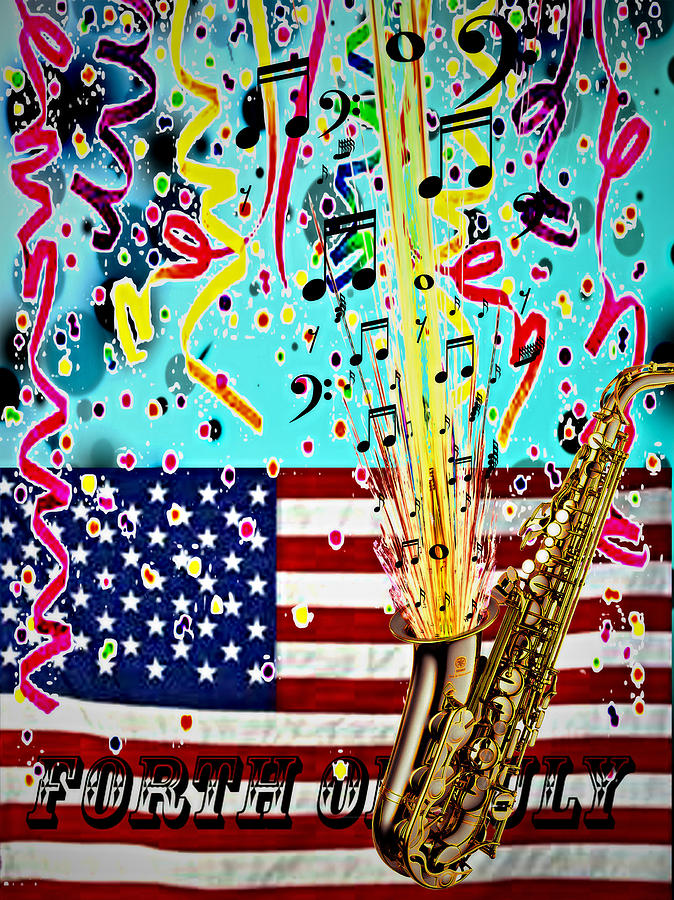 Fourth Of July Digital Art by Nick Eagles