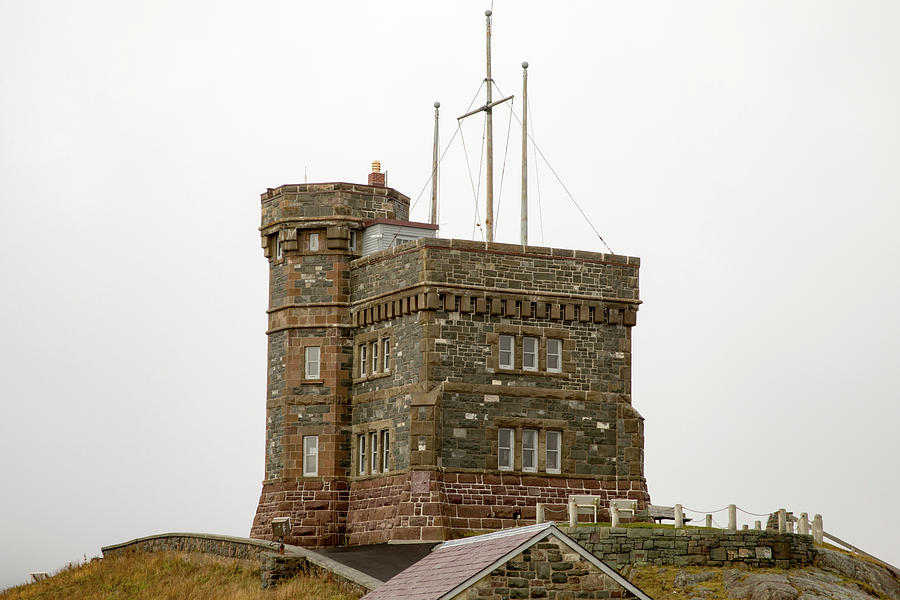 Fortress on Signal Hill, St. John, Newfoundland, Canada Photograph by Karen Foley