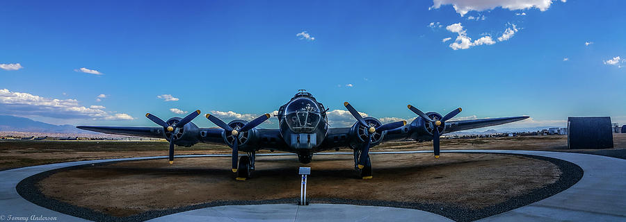 Boeing B-17g Flying Fortress Photograph - Fortress on the Ramp by Tommy Anderson