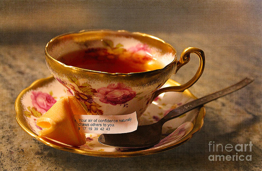 Fortunate Tea Time Photograph by Nina Silver