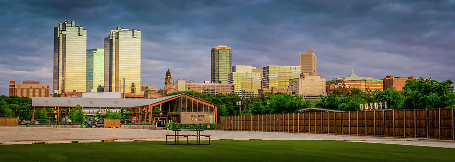 Fortworth Texas Cityscape by Brad Thornton Fortworth Texas Cityscape by Brad Thornton
