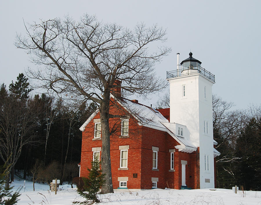 Forty Mile Point Lighthouse Photograph by Michael Peychich
