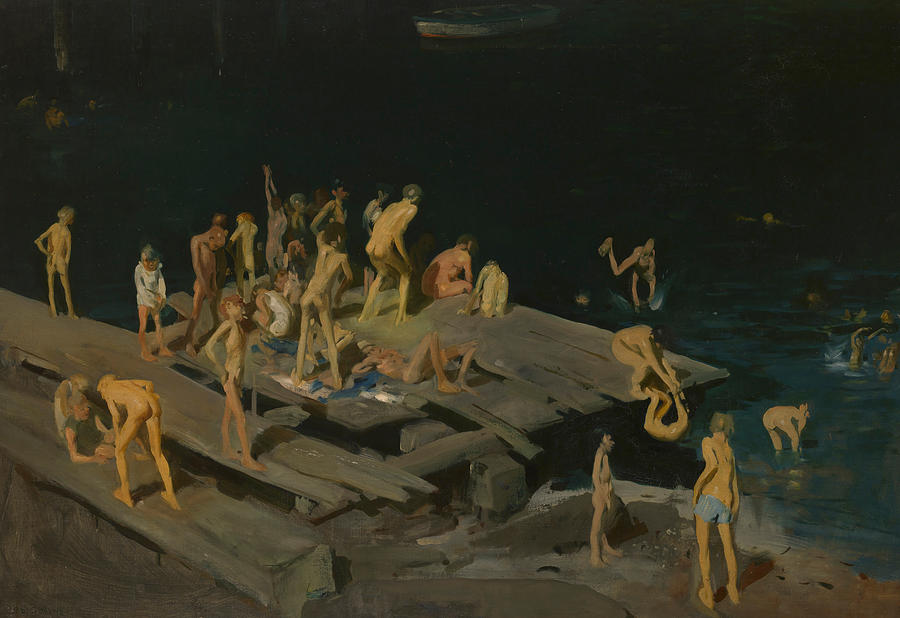 Forty Two Kids Painting by George Wesley Bellows
