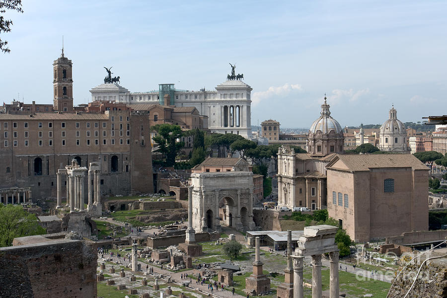 Roman Photograph - Forum Romanum by Fabrizio Ruggeri