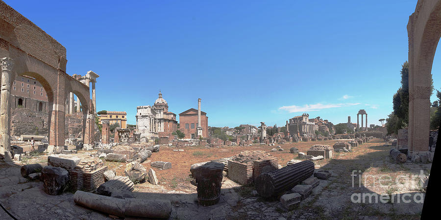 Forum Romanum Rome Photograph by Rudi Prott