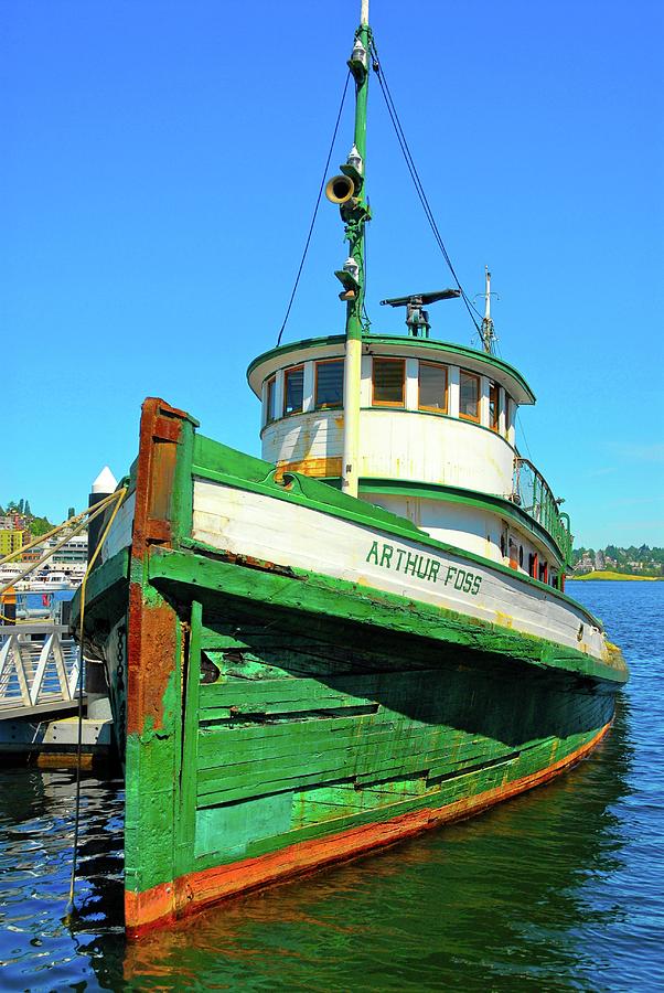 Foss Old Tug Boat Photograph by Craig Perry-Ollila