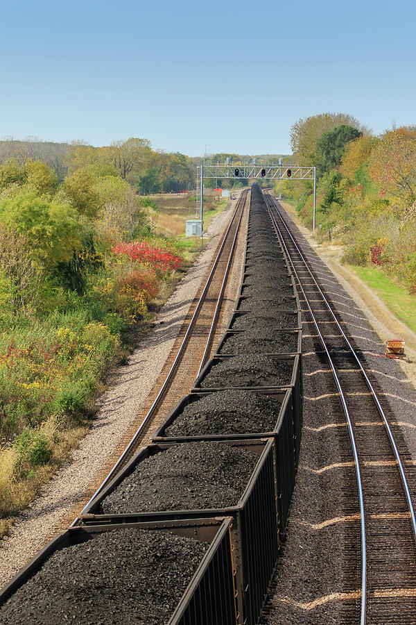 Fossil Fuel Train Photograph by Joni Eskridge