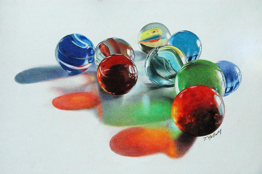 Found My Marbles Painting by Terry Mellway - Fine Art America