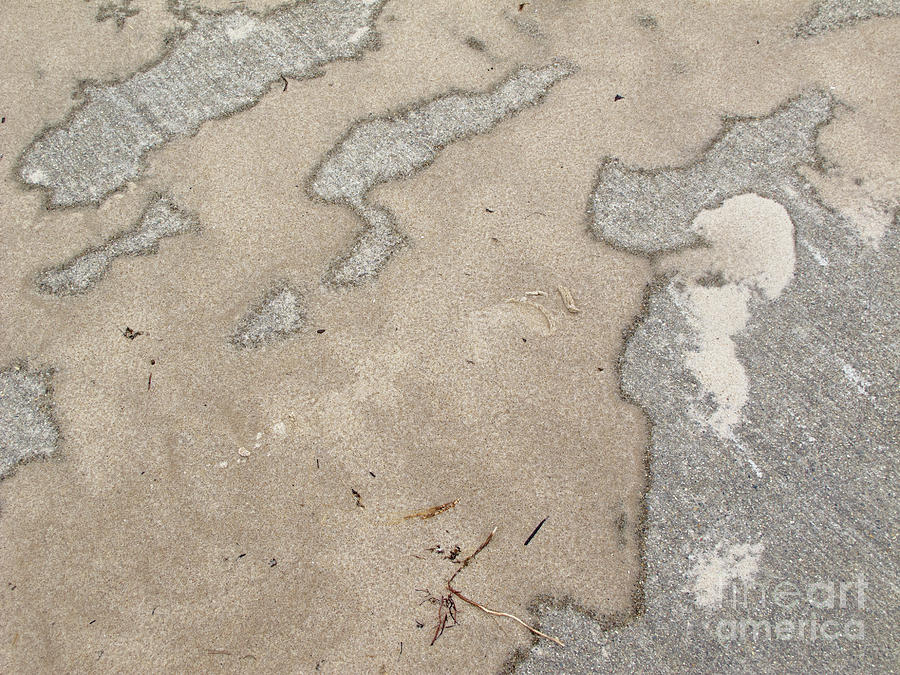 Found Sand Art Photograph by Ann Horn