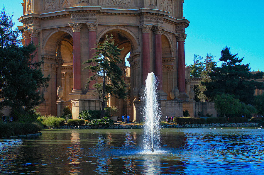 Fountain and Palace of FIne Arts Photograph by Bonnie Follett