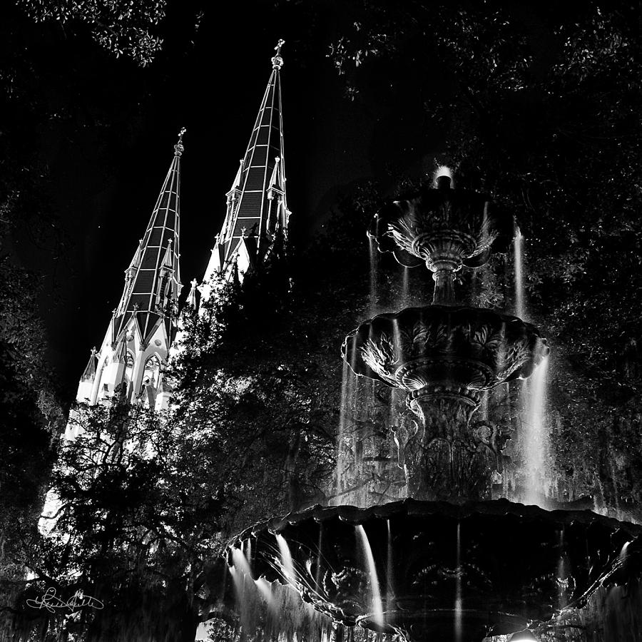 Fountain and Spires Photograph by Renee Sullivan