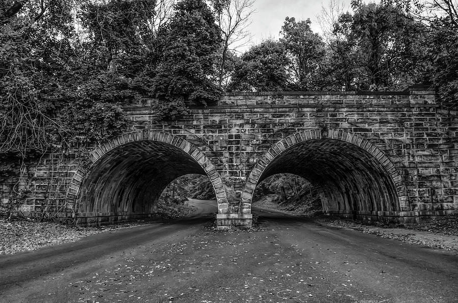 Fountain Green Drive Railroad Bridge Photograph by Bill Cannon