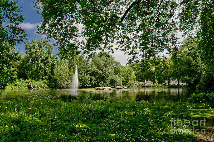 Fountain in Hyde Park Photograph by Elena Perelman