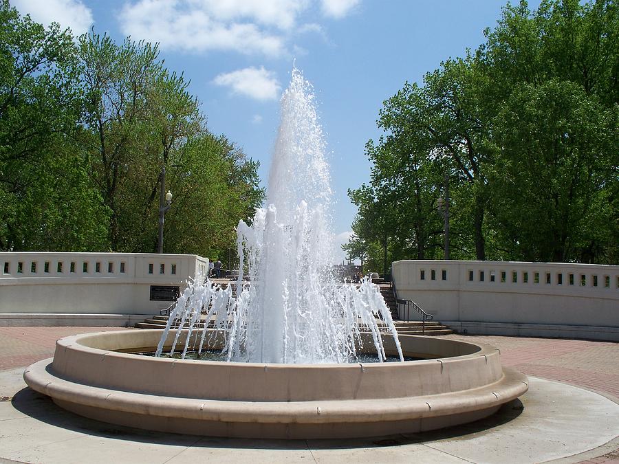 Fountain in Lafayette Photograph by Erich Kirchubel - Fine Art America