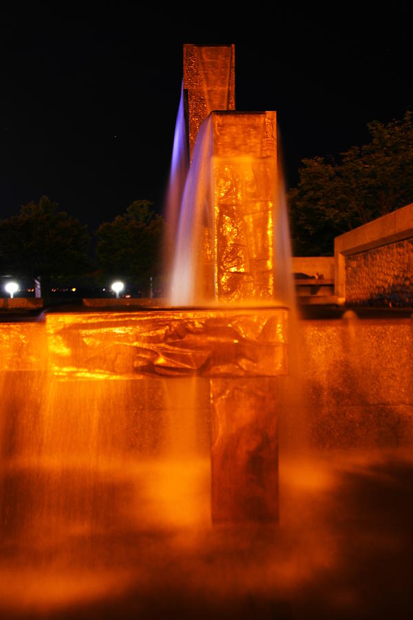 Seattle Photograph - Fountain  by Jeff Swan