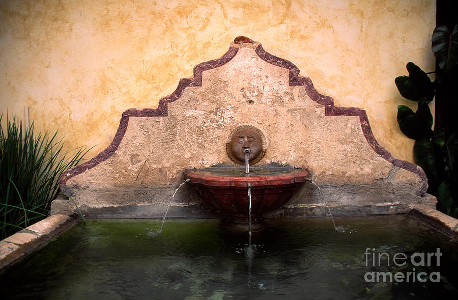 Fountain La Antigua Guatemala Photograph by Thomas R Fletcher