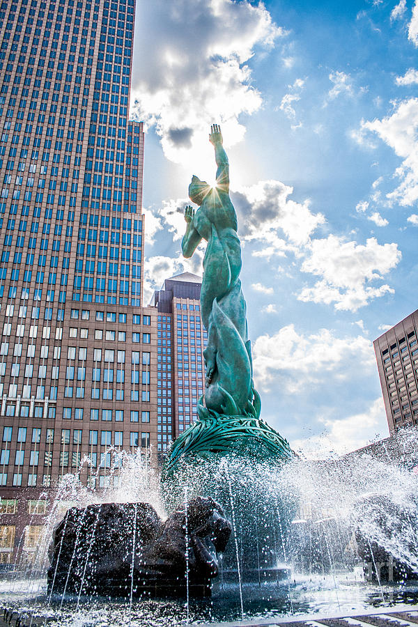 Cleveland Photograph - Fountain of Eternal Life by Ken Marsh
