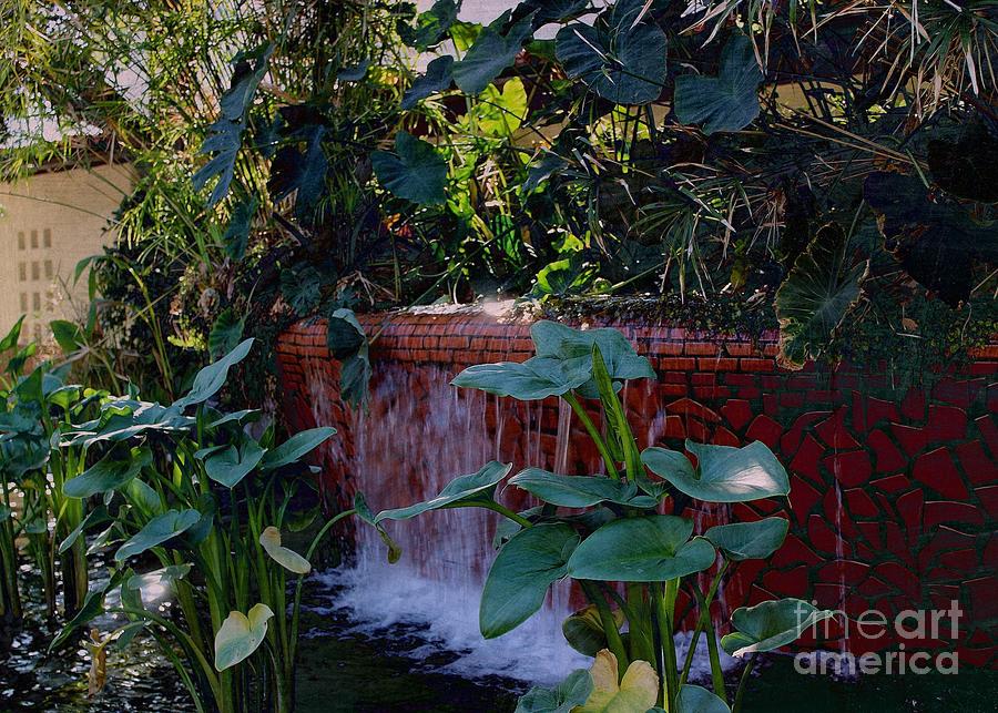 Fountain of the Southern Garden Photograph by Jenny Revitz Soper