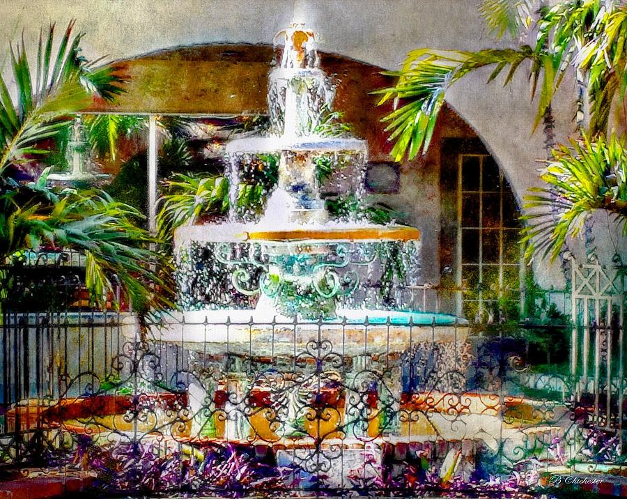 Fountain of Water Painting by Barbara Chichester