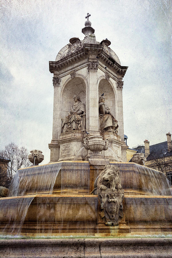 Fountain Saint Sulpice Photograph by Joan Carroll