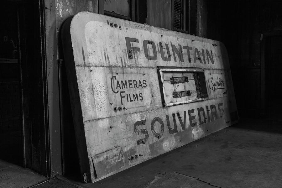 Fountain Sign Photograph by Rick Pisio